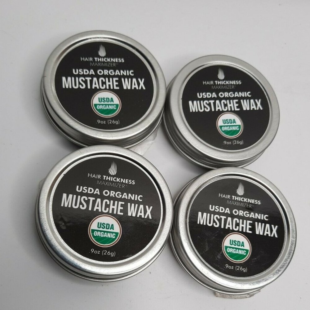 Lot of 4 Hair Thickness Maximizer Mustache Wax